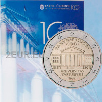  Estonia 2 euro fdc 2019 - Università di Tartu 