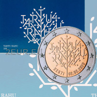  Estonia 2 euro FDC 2020 - 100° ANNIVERSARIO DEL TRATTATO DI PACE DI TARTU TRA LA RSFSR E L'ESTONIA 