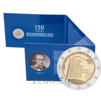 Estonia 2 euro fdc 2022 - 150° anniversario della Società dei letterati estoni