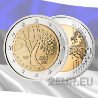 Estonia 2 euro UNC 2017 - La strada dell'indipendenza dell'Estonia