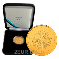 Estonia Moneta da 100 euro oro Proof 2018 - 100 anni Repubblica di Estonia
