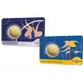 Finlandia 2 euro BU 2025 - 100 anni di atletica leggera internazionale Finlandia-Svezia - Fin/Swed + Ang