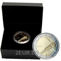 Finlandia 2 euro proof 2011 - 200 anni Banca nazionale  