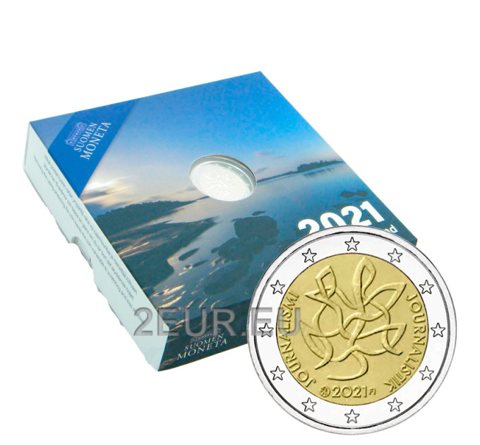 Finlandia 2 euro proof 2021 - Giornalismo e comunicazione aperta a sostegno della democrazia finlandese  