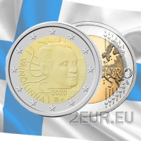 Finlandia 2 euro UNC 2020 - 100° Anniversario della Nascita di Väinö Linna
