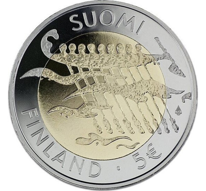 Finlandia 5 euro UNC 2007 - 90 anni Indipendenza
