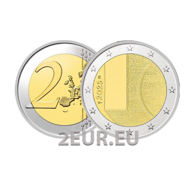 Finlandia 2 euro UNC 2025 - Visite di Stato della Finlandia – Diplomazia e politica estera