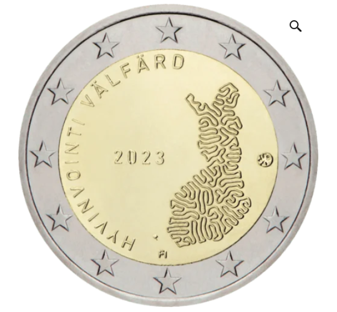 Finlandia 2 euro UNC 2023 - Servizio socio-sanitario