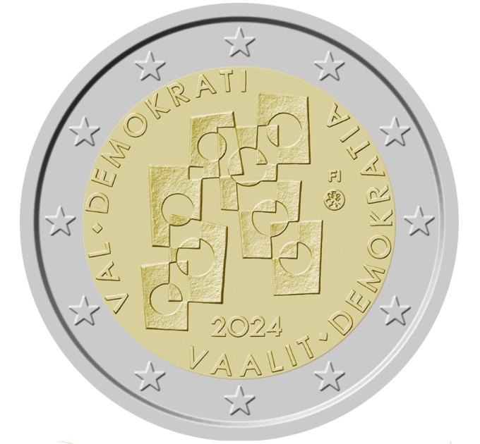 Finlandia 2 euro UNC 2024 - Elezioni e democrazia