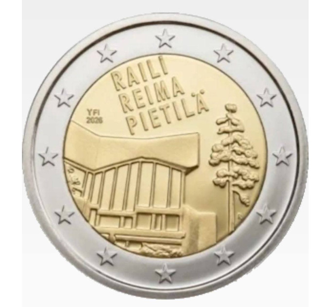 Finlandia 2 euro UNC 2026 - Raili e Reima Pietilä