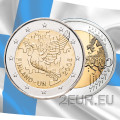 Finlandia 2 euro UNC 2005 - 60 anni Nazioni Unite ONU