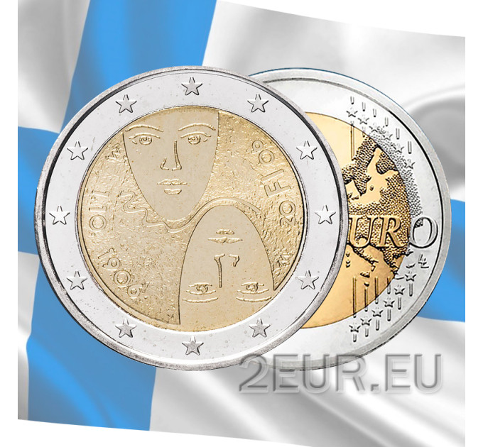 Finlandia 2 euro UNC 2006 - 100 anni di suffragio femminile