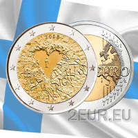 Finlandia 2 euro UNC 2008 - 60 anni di Promulgazione dei Diritti Umani