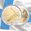 Finlandia 2 euro UNC 2011 - 200 anni Banca nazionale