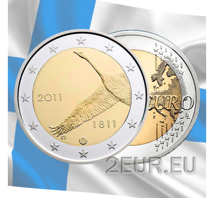 Finlandia 2 euro UNC 2011 - 200 anni Banca nazionale