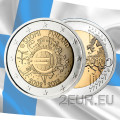 Finlandia 2 euro UNC 2012 - 10 anni di euro contanti