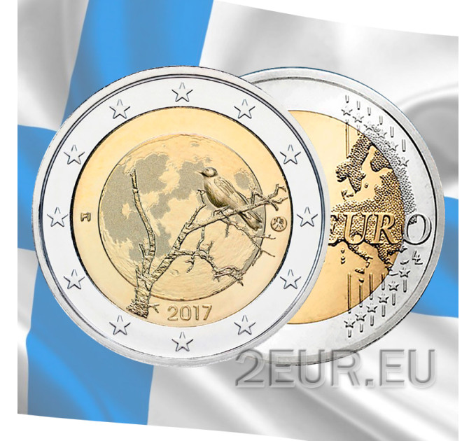 Finlandia 2 euro UNC 2017 - Natura finlandese
