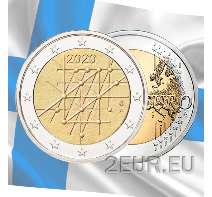 Finlandia 2 euro UNC 2020 - 100 anni Università di Turku