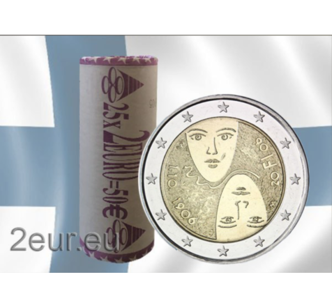 Finlandia 2 EURO ROTOLO 2006 - 100 anni del suffragio femminile
