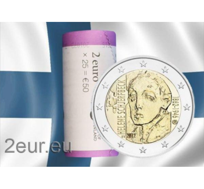 Finlandia 2 EURO ROTOLO 2012 - 150° anniversario della nascita di Helene Schjerfbeck