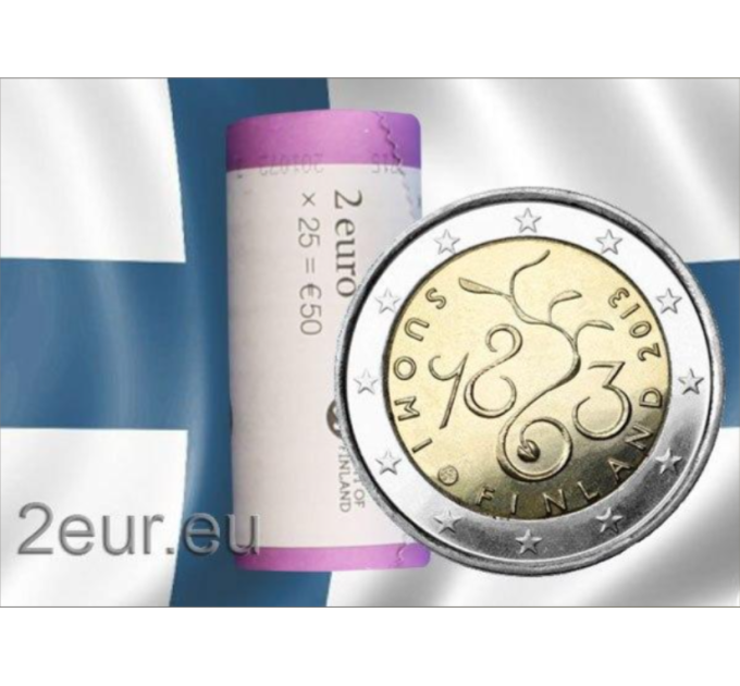 Finlandia 2 EURO ROTOLO 2013 - 150° anniversario del Parlamento del 1863