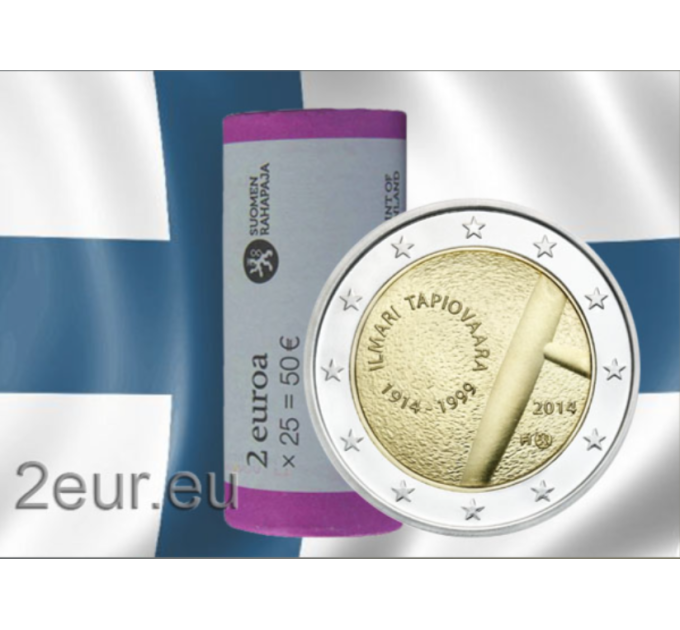 Finlandia 2 EURO ROTOLO 2014 - 100° anniversario della nascita del designer e designer d'interni Ilmari Tapiovaara