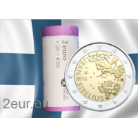 Finlandia 2 EURO ROTOLO 2015 - 150° anniversario della nascita del compositore Jean Sibelius