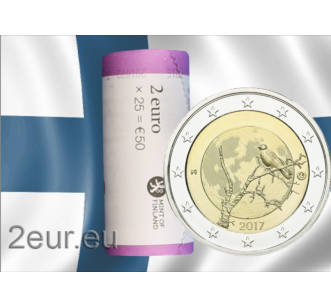 Finlandia 2 EURO ROTOLO 2017 - Natura finlandese