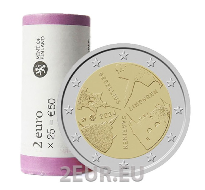 Finlandia 2 EURO ROTOLO 2024 - Architettura finlandese