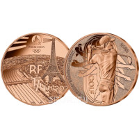 Francia 1/4 euro UNC 2023 - Giochi Olimpici di Parigi 2024 - Golf