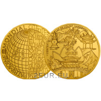 Francia 1/4 euro UNC 2022 - Lago Occidentale UNESCO