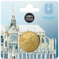 Francia 1/4 euro UNC 2025 - UNESCO - CATTEDRALE DI NOTRE-DAME DI PARIGI