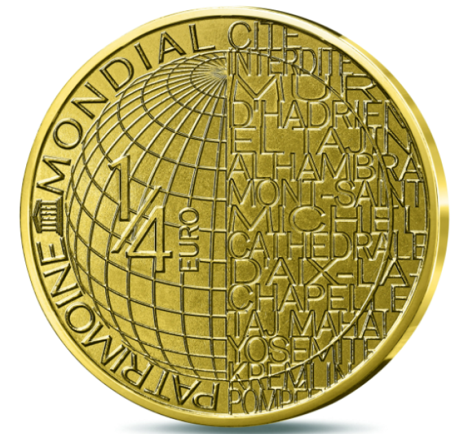 Francia 1/4 euro UNC 2026 - Grotte di Longmen