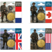 Francia 1/4 euro UNC 2024 - 80° anniversario del D-DAY – Sbarco in Normandia