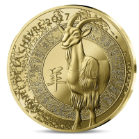 Francia 50 euro Moneta d'oro Proof 2027 - Anno della Capra
