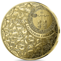 Francia 50 euro Moneta d'oro Proof 2027 - Anno della Capra