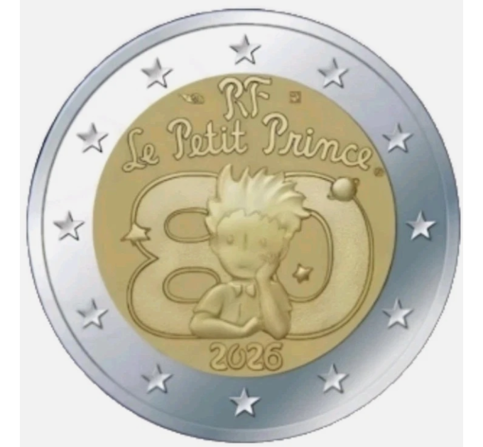 Francia 2 euro UNC 2026 - 80 anni del Piccolo Principe