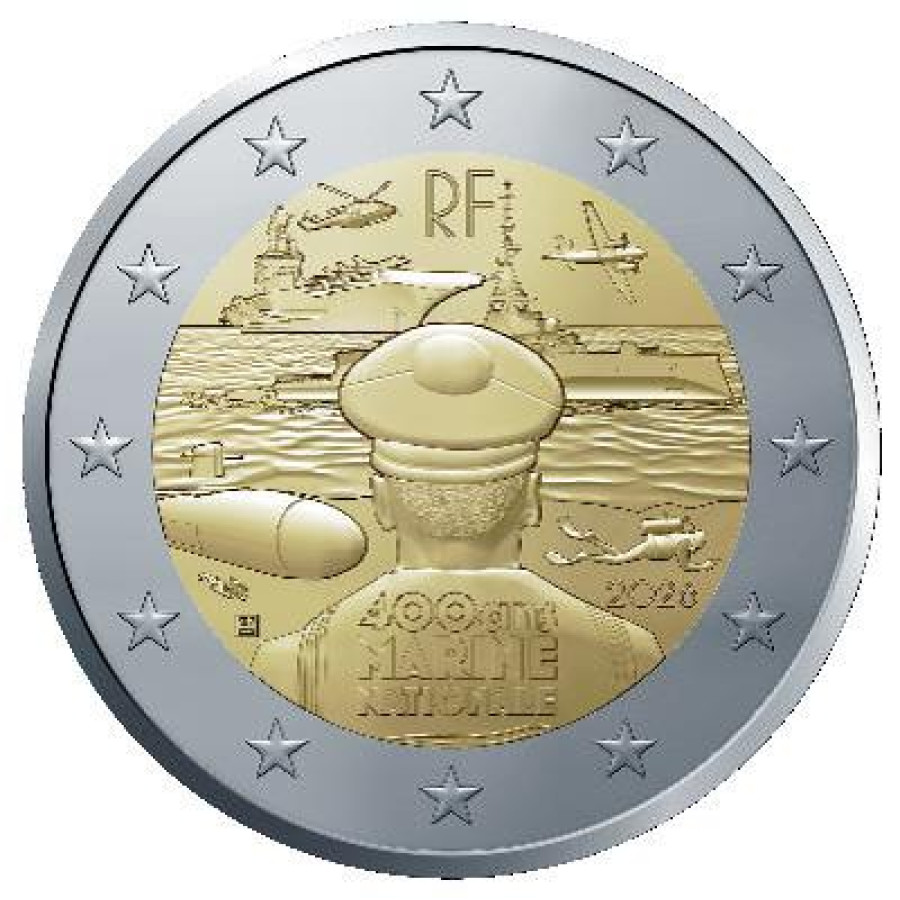 Francia 2 euro UNC 2026 - Marina francese