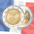 Francia 2 euro FDC 2009 - 10 Anni Euro - UEM