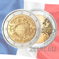 Francia 2 euro FDC 2012 - 10 anni di contante in euro