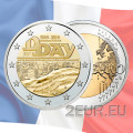 Francia 2 euro FDC 2014 - 70° anniversario dello sbarco in Normandia del 6 giugno 1944 - D-Day