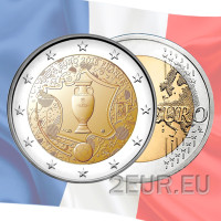 Francia 2 euro FDC 2016 - Campionato Europeo UEFA