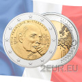 Francia 2 euro FDC 2016 - 100° anniversario della nascita di François Mitterrand