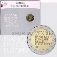 Francia 2 euro fdc 2008 - Presidenza UE