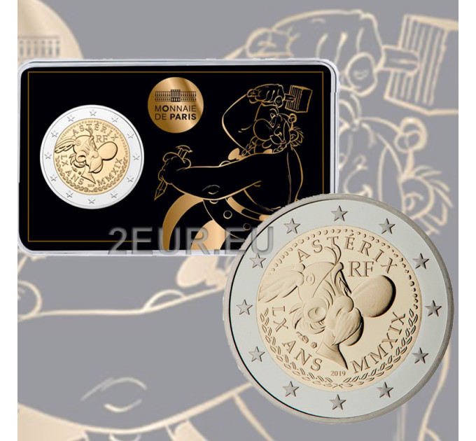 Francia 2 euro FDC 2019 - 60 anni di Asterix-Obelix