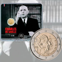 Francia 2 euro FDC 2020 - Charles de Gaulle