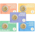 Francia 2 euro FDC 2023 - Olimpiadi estive Parigi 2024 - Il Pugilismo del Seminatore - 5 pezzi