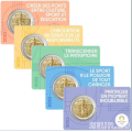 Francia 2 euro FDC 2023 - Giochi Olimpici di Parigi 2024 - Il Pugilismo del Seminatore