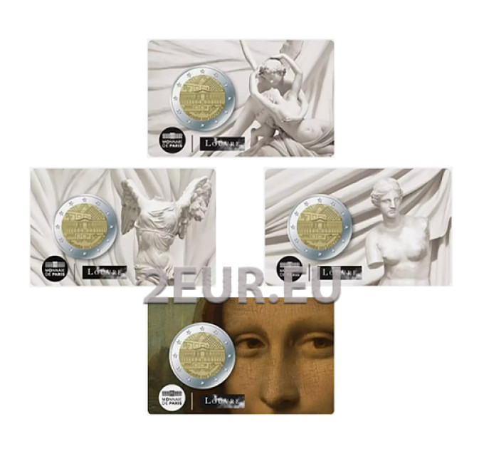 Francia 2 euro FDC 2025 - Museo del Louvre 