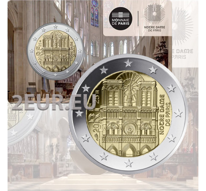 Francia 2 euro FDC 2025 - Notre Dame